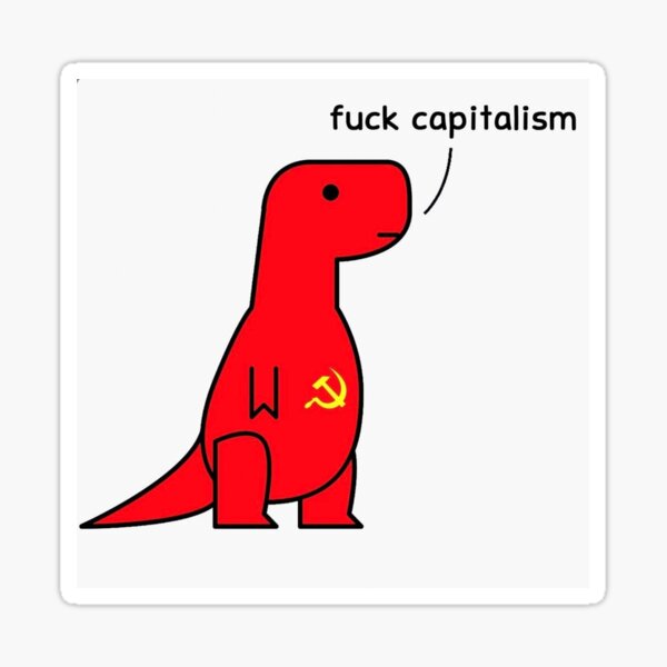 Item preview, fuck capitalism designed and sold by HadeelStore.