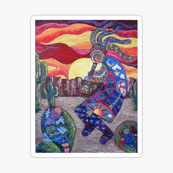 Item preview, Kokopelli abstract 2 designed and sold by catapat60.
