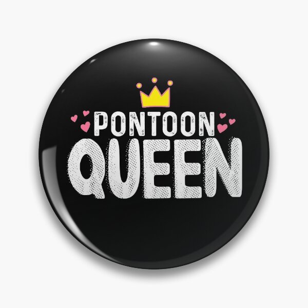 Item preview, Pontoon Queen Golden Crown Cute Gift For Boating Lover designed and sold by alenaz.