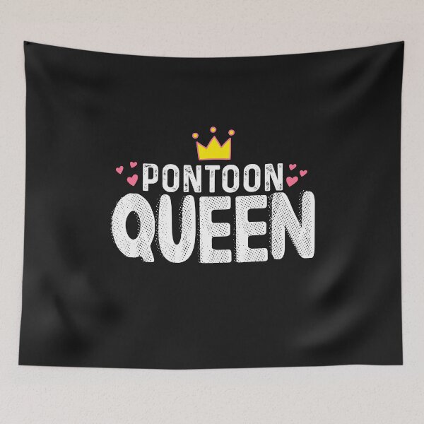 Item preview, Pontoon Queen Golden Crown Cute Gift For Boating Lover designed and sold by alenaz.