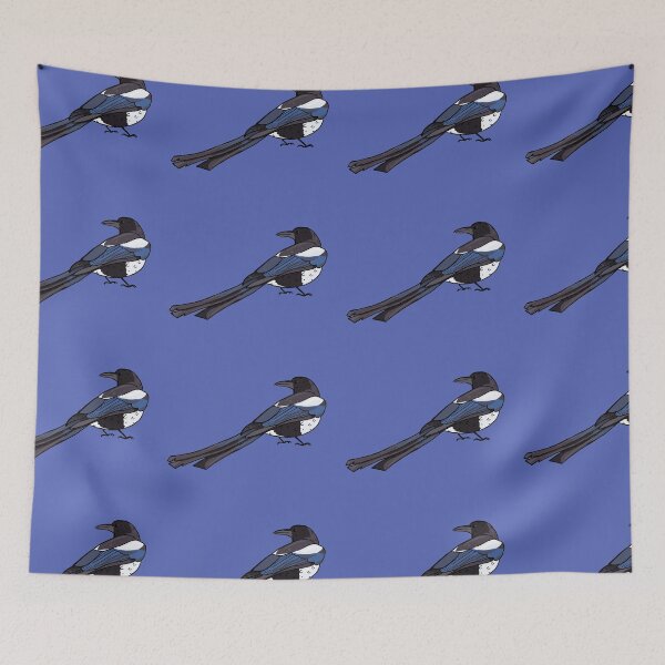 Item preview, magpie designed and sold by RossMakesArt.