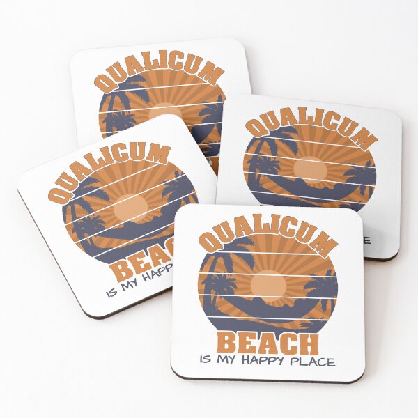 Item preview, Qualicum Beach Is My Happy Place Retro Vintage designed and sold by Renergie.