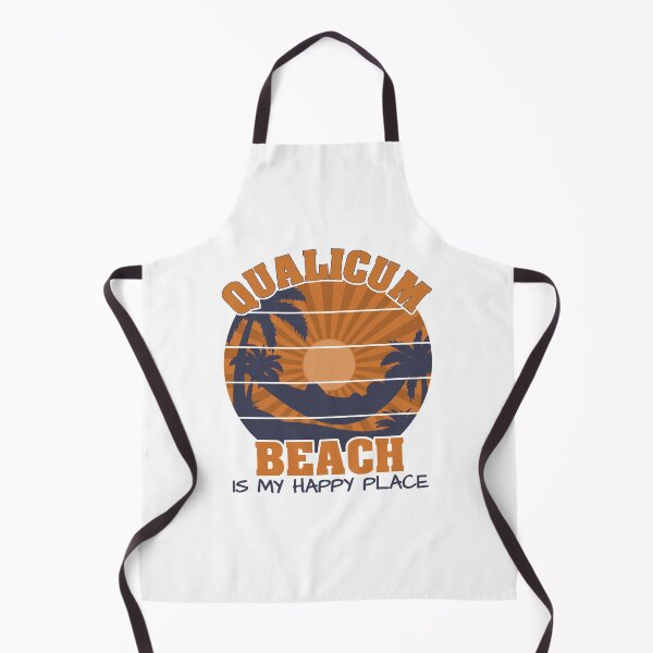 Item preview, Qualicum Beach Is My Happy Place Retro Vintage designed and sold by Renergie.