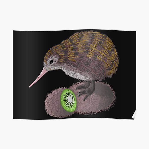 Posters Sur Le Theme Kiwi Redbubble