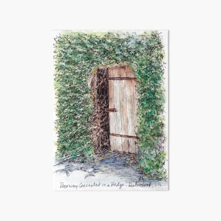 Australian Scene - Secret door - Hahndorf, SA, Australia Art Board Print
