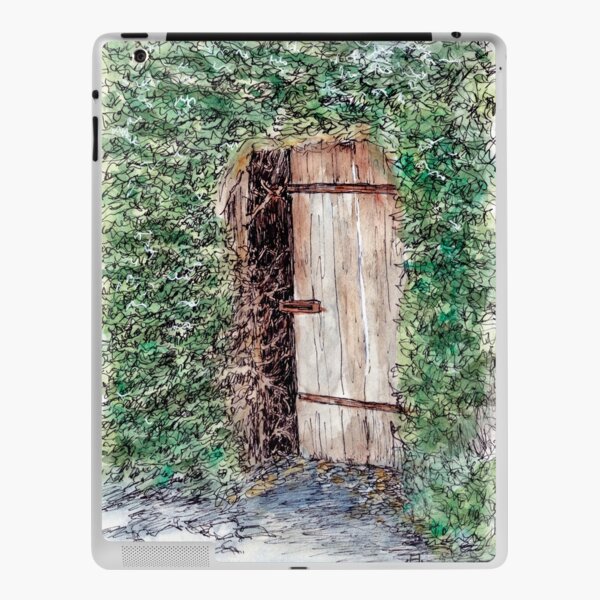 Australian Scene - Secret door - Hahndorf, SA, Australia iPad Skin