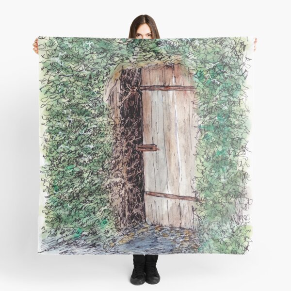 Australian Scene - Secret door - Hahndorf, SA, Australia Scarf