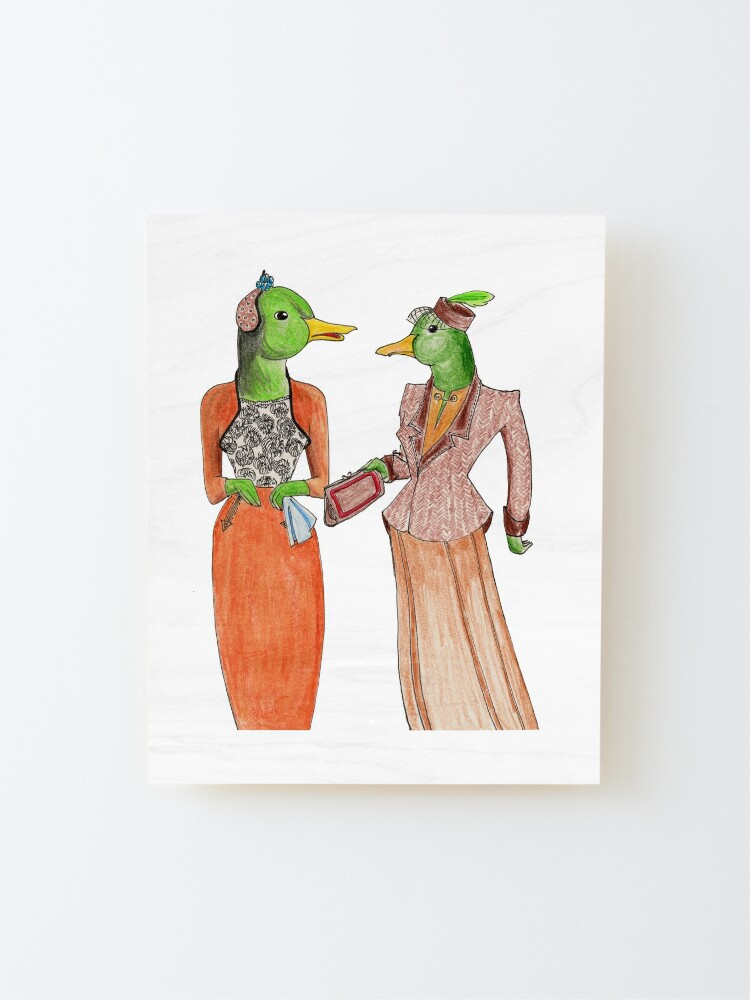Alternate view of Ladies who Lunch Mounted Print