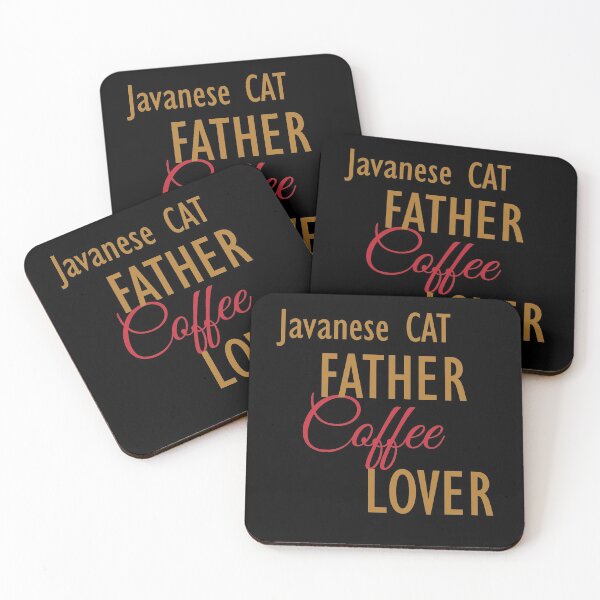 Item preview, Javanese CAT Father Coffee Lover. The perfect clothes and stickers for cat and coffee lovers designed and sold by amrmab.