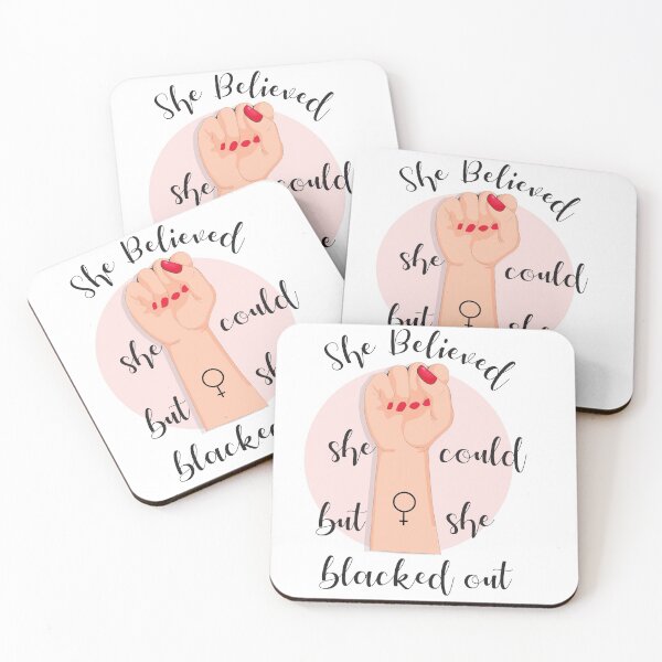 Item preview, she believed she could but she blacked out designed and sold by Badrart.