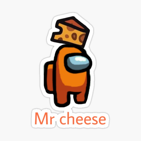 Among Us Mr Cheese Stickers Redbubble
