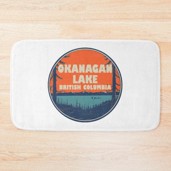 Item preview, Okanagan Lake Vintage Travel Decal designed and sold by hilda74.