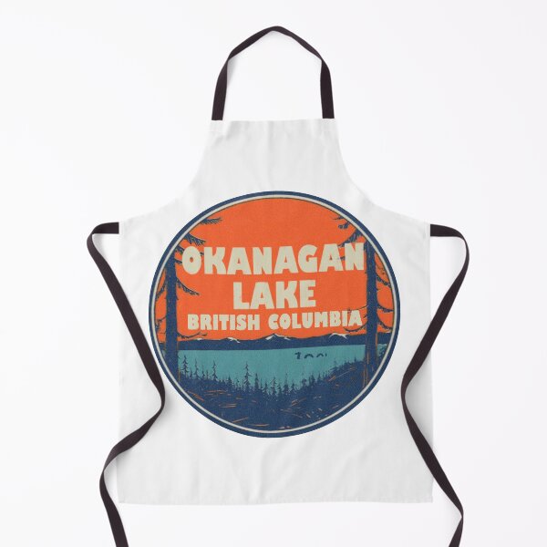 Item preview, Okanagan Lake Vintage Travel Decal designed and sold by hilda74.