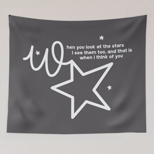 Item preview, When you look at the stars I see them too and that is when I think of you . I miss you designed and sold by Caroline Laursen.
