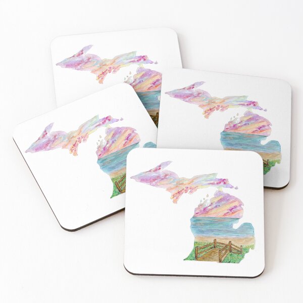Item preview, Lake Michigan Sunset  designed and sold by WoodlandMeadows.