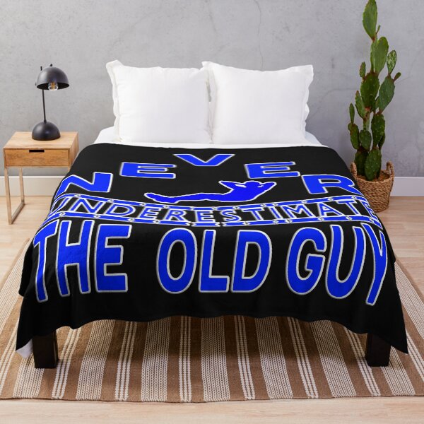 Item preview, NEVER UNDERESTIMATE THE OLD GUY designed and sold by Ralek.