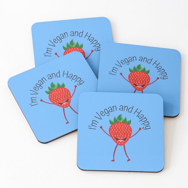 Item preview, I'm Vegan and Happy designed and sold by Checivinicius.