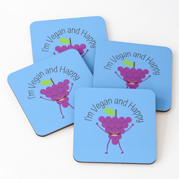 Item preview, I'm Vegan and Happy designed and sold by Checivinicius.