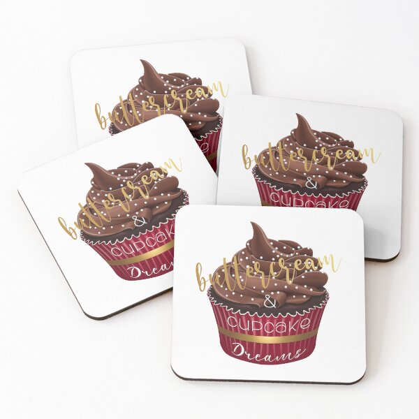 Item preview, Buttercream & Cupcake Dreams (on Lt. Background) designed and sold by PawsitiveMum.