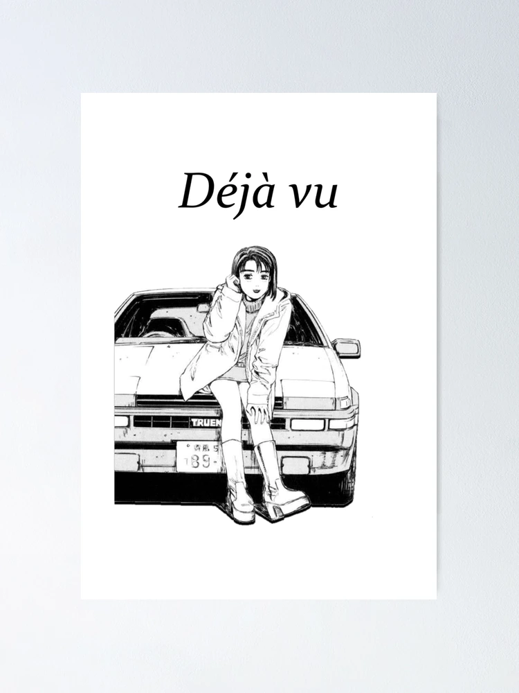 Initial D Manga Déjà vu Poster for Sale by GeeknGo