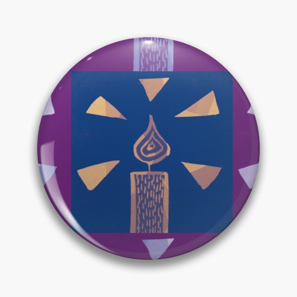 Item preview, Purple/Blue Candle Quadrants designed and sold by Hazel Meades.
