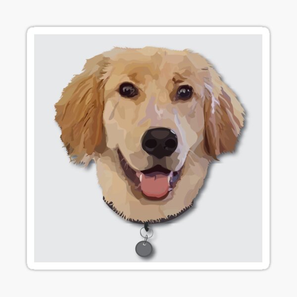 Golden Retriever Sticker