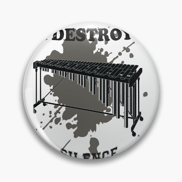Item preview, I destroy silence Vibraphone gift  designed and sold by Maystro-design.