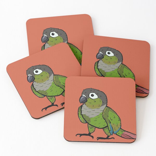 Item preview, green cheeked conure designed and sold by RossMakesArt.
