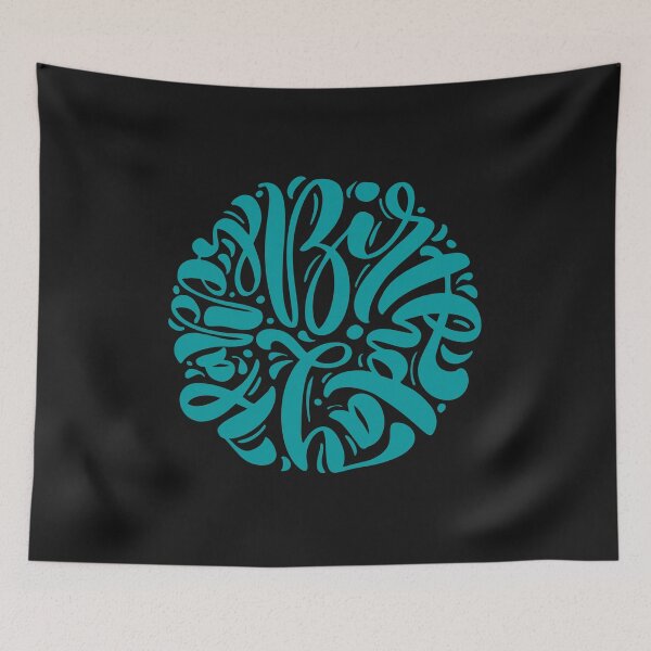 Item preview, Happy birthday calligraphy designed and sold by Arinom.