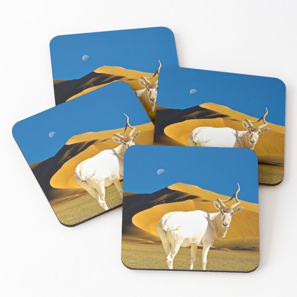 Item preview, Addax Antelope Sahara Desert Sand Dunes Moon designed and sold by worldways.