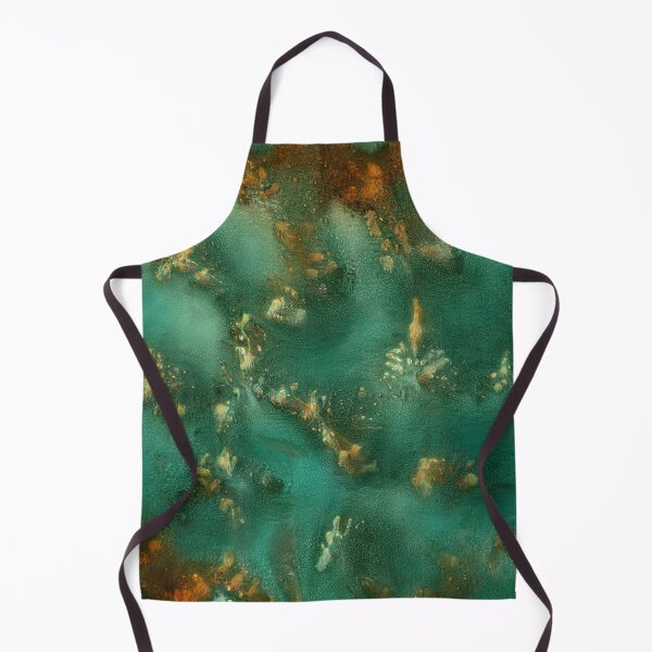 Item preview, Green Abstract pattern evoking islands in an Ocean designed and sold by bradm50.