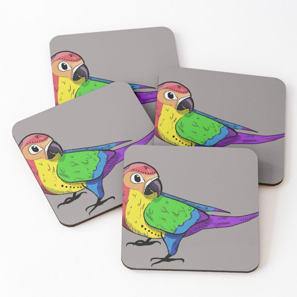 Item preview, Rainbow conure designed and sold by RossMakesArt.