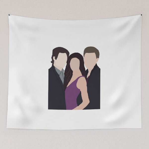 Item preview, The Salvatore Brothers and Elena designed and sold by art-by-maddie.