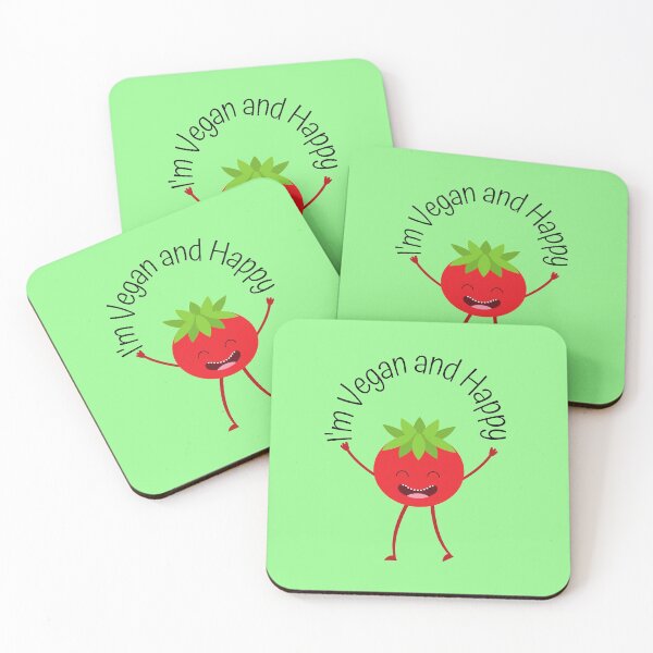 Item preview, I'm Vegan and Happy designed and sold by Checivinicius.