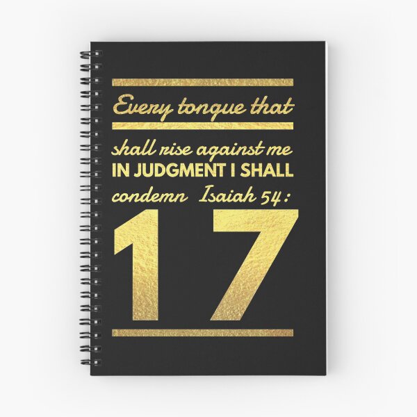 Item preview, Every tongue that shall rise against me in judgement i shall condemn designed and sold by Pixelcraftsmith.