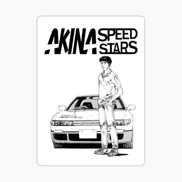 Akina Speed Stars (Initial-D) Sticker – Grafixpressions