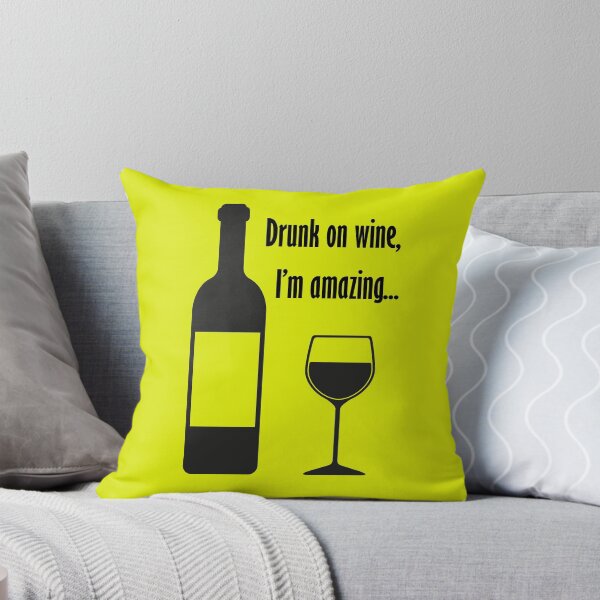 Item preview, Drunk on wine, I'm amazing... Barenaked Ladies lyric - dark text designed and sold by lyricalshirts.
