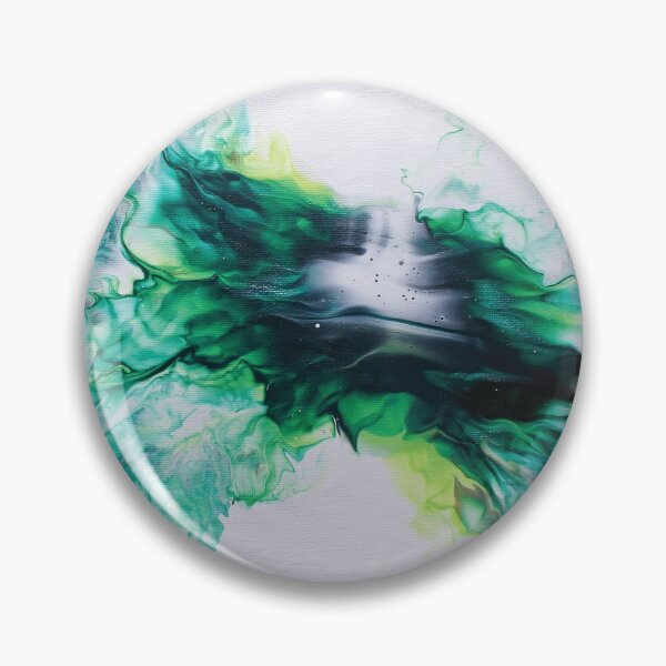 Item preview, Green Acrylic Pour Painting by One Creative Pup designed and sold by OneCreativePup.