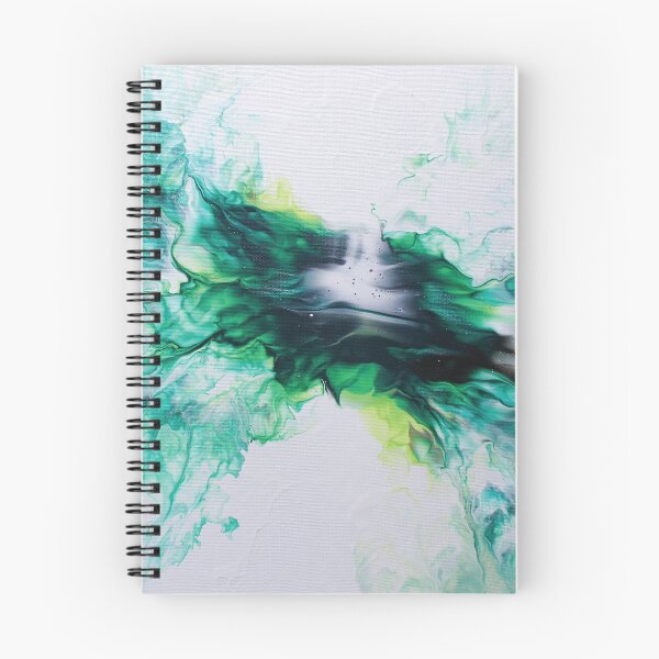 Item preview, Green Acrylic Pour Painting by One Creative Pup designed and sold by OneCreativePup.