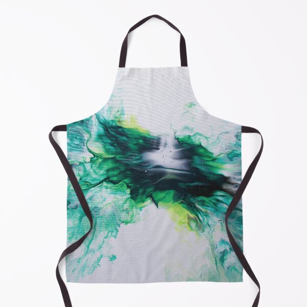 Item preview, Green Acrylic Pour Painting by One Creative Pup designed and sold by OneCreativePup.