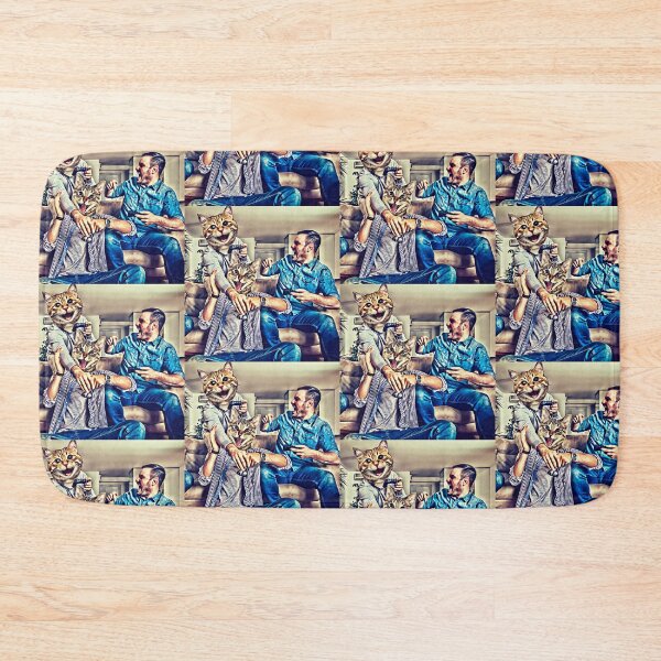 Item preview, Cats Playing Action Video Games - Funny Surreal Cats designed and sold by AnimalSociety.