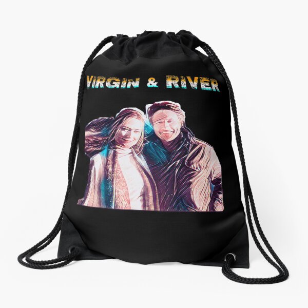 Virgin and River, oeuvre d'art, Zion, parc, Sac à cordon