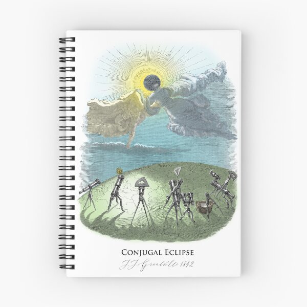 Item preview, J.J. Grandville: Conjugal Eclipse. a romance of the Sun and Moon. designed and sold by ebrawne.
