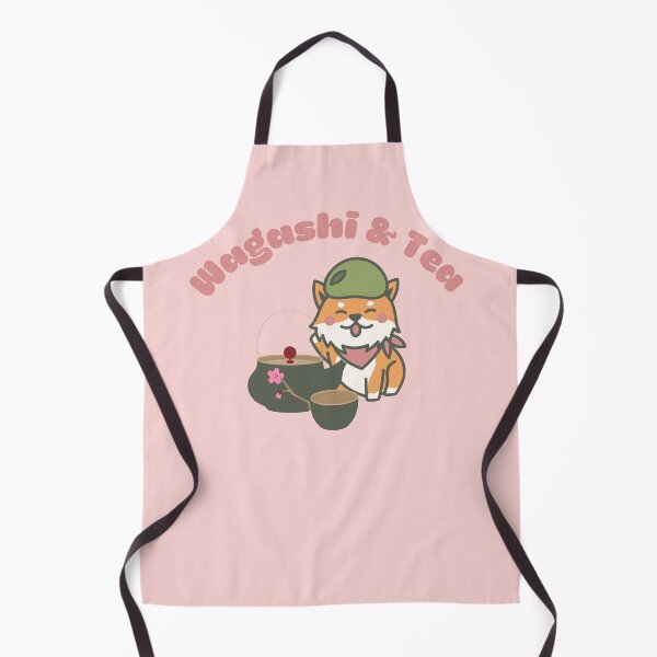 Item preview, Wagashi and Tea - Kawaii Shibi Inu in Wagashi Hat - Tea Solves Everything designed and sold by WonderWear.