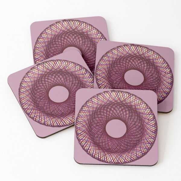 Item preview, Spirograph Purple Plaid-Esque Pattern designed and sold by TravellingAlle.