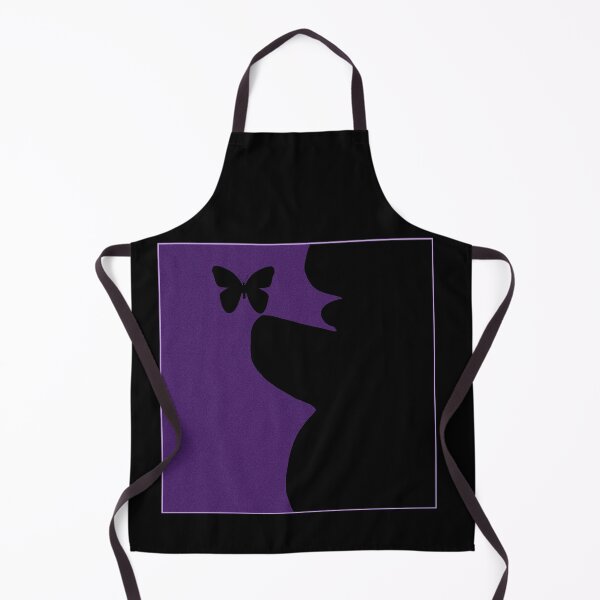 Item preview, Butterfly Poodle Purple on Black  designed and sold by Mimi Foley.