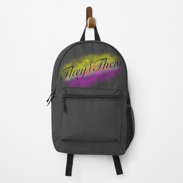 Item preview, They/Them (grey) designed and sold by Friend of Frogs.