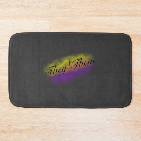 Item preview, They/Them (grey) designed and sold by Friend of Frogs.