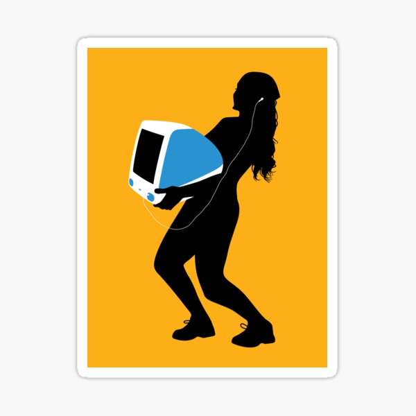 Classic iMac Ad Sticker