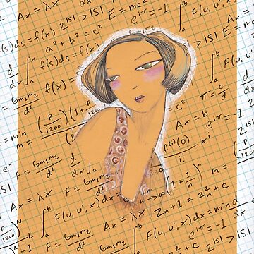 Artwork thumbnail, Einstein Girl by Liza MacKinnon MacKomics Studio